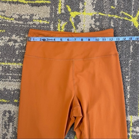 LaHana Active Burnt Orange High Rise 7/8 Workout Athletic  Leggings Medium - Picture 7 of 9